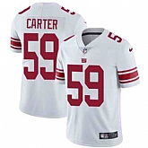 Nike Men & Women & Youth Giants 59 Lorenzo Carter White NFL Vapor Untouchable Limited Jersey,baseball caps,new era cap wholesale,wholesale hats